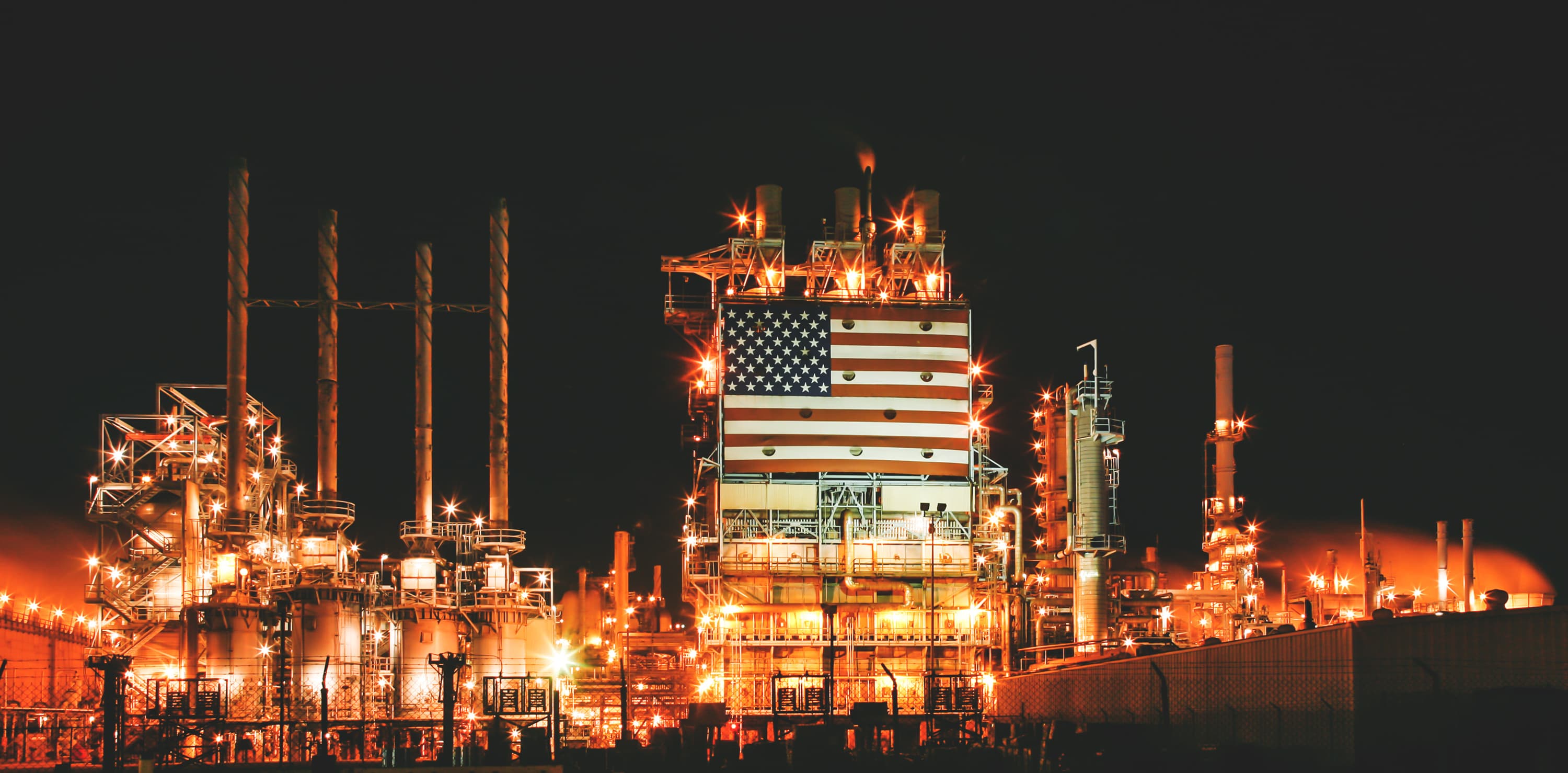 Night refinery operations